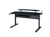 Vildre - Gaming Table w/USB Port, product view with metal