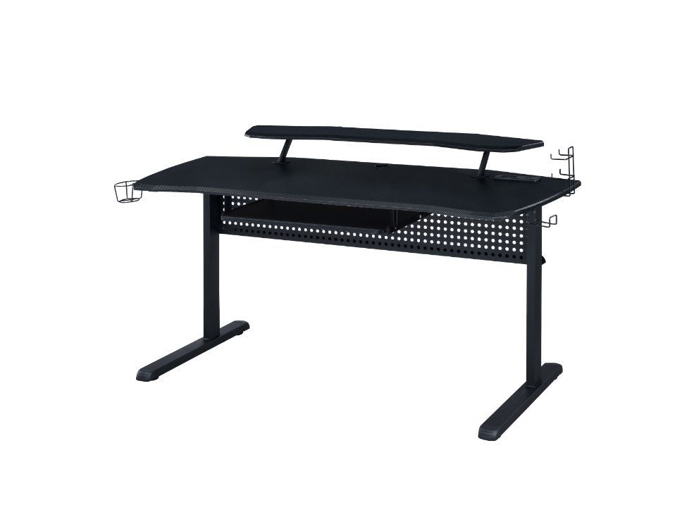 Vildre - Gaming Table w/USB Port, product view with metal