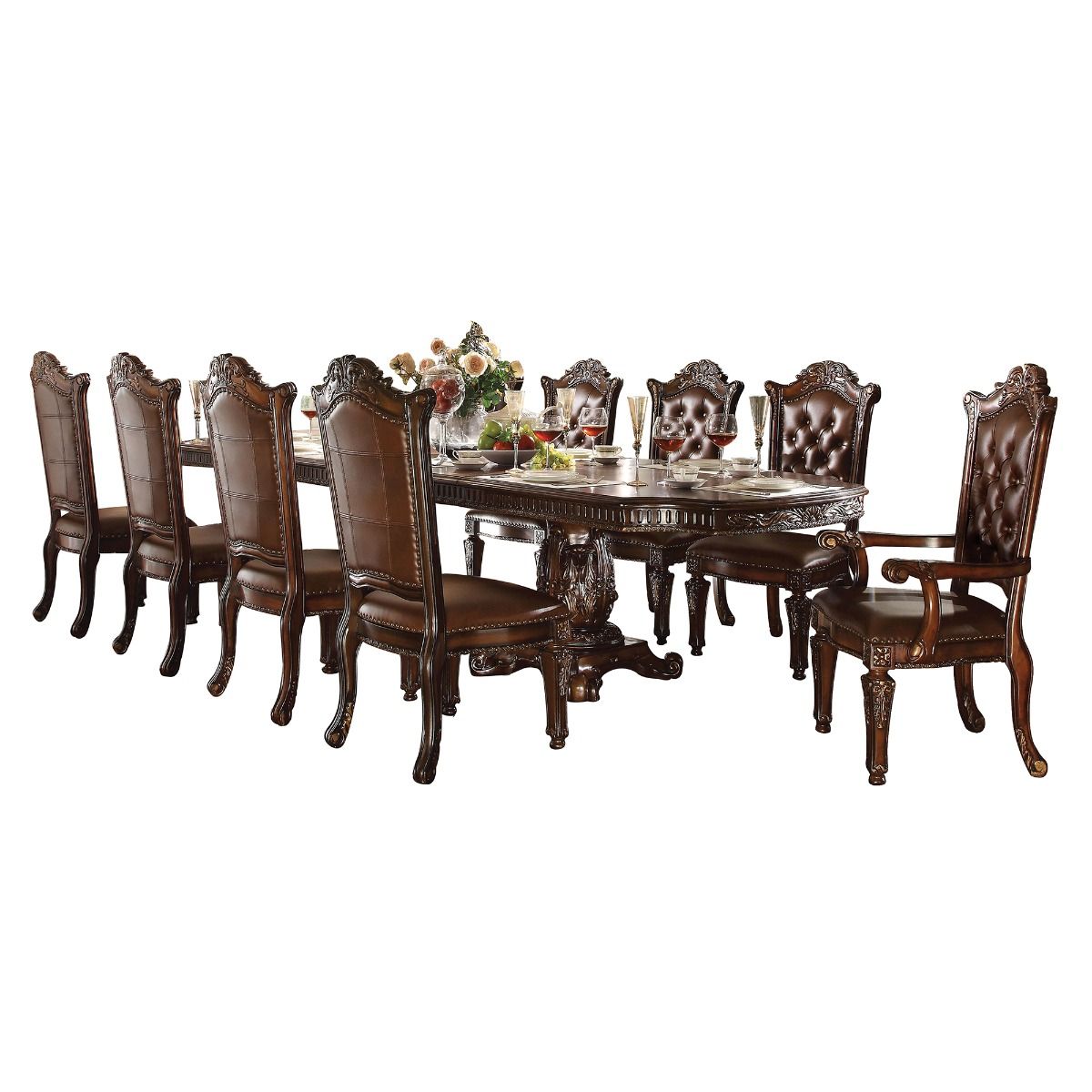Vendome - 30" Dining Table - Cherry, alternate view 5 with wood construction