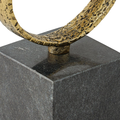 Wellcott Sculpture Gold Finish / Black, gallery image 4