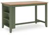 Gesthaven - Rectangular Dining Room Counter Table, alternate view 4 with wood construction