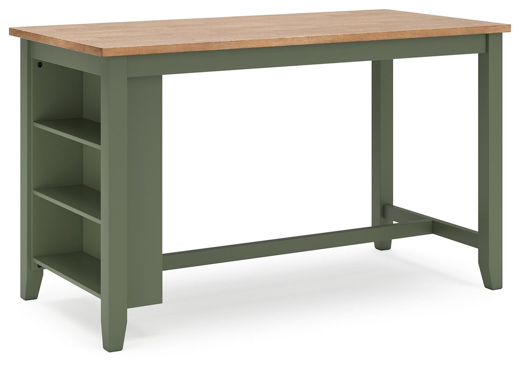 Gesthaven - Rectangular Dining Room Counter Table, alternate view 4 with wood construction