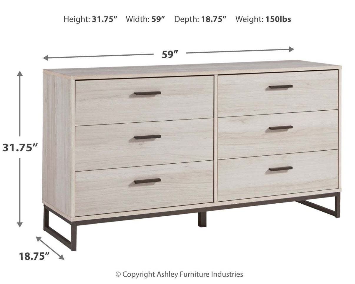 Socalle - Six Drawer Dresser, alternate view 15