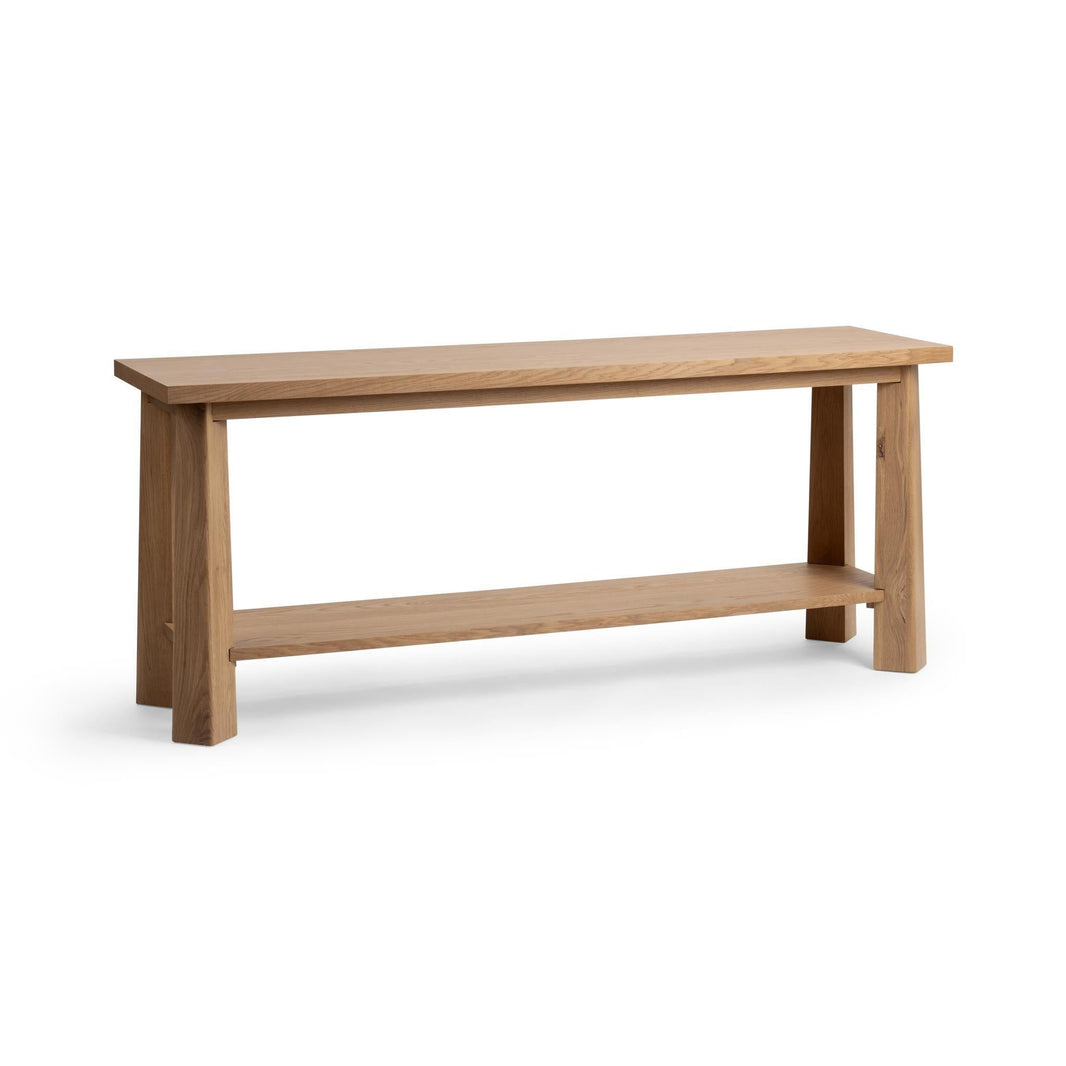 Kenzie - Console Table - Natural Mist, product view with wood construction