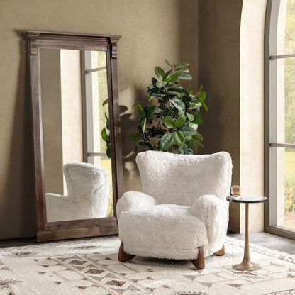 Riya - Accent Chair - Vanilla, alternate view 6 with polyester fabric