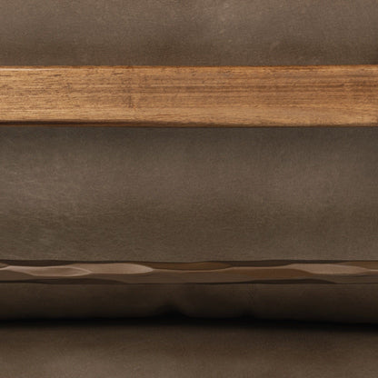 Julia - Accent Chair - Truffle Brown, alternate view 5 with top-grain leather