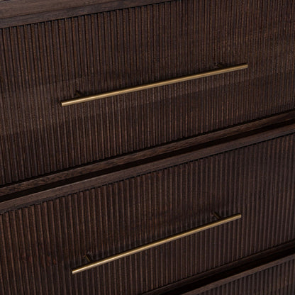 Westlake - 6 Drawers Dresser - Kona Brown, alternate view 6 with wood construction