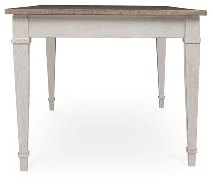 Skempton - RECT DRM Table w/Storage - White, alternate view 8 with engineered wood