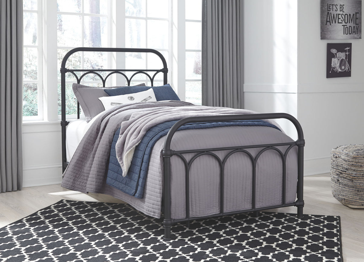 Nashburg - Arch Bed, alternate view 8 with metal