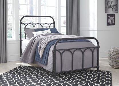 Nashburg - Arch Bed, alternate view 8 with metal
