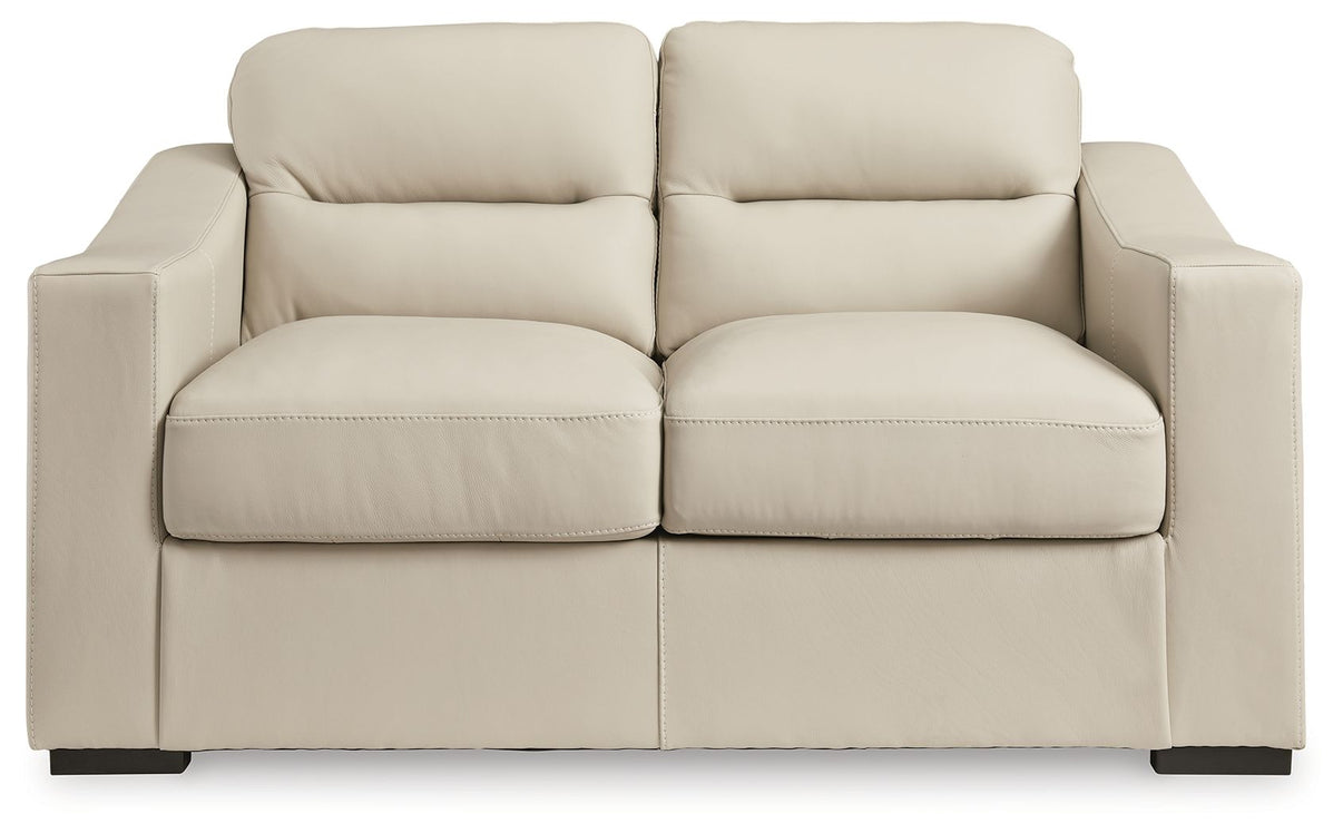 Treasure Trove - 2 Pc. - Sofa, Loveseat - Almond, alternate view 9 with faux leather