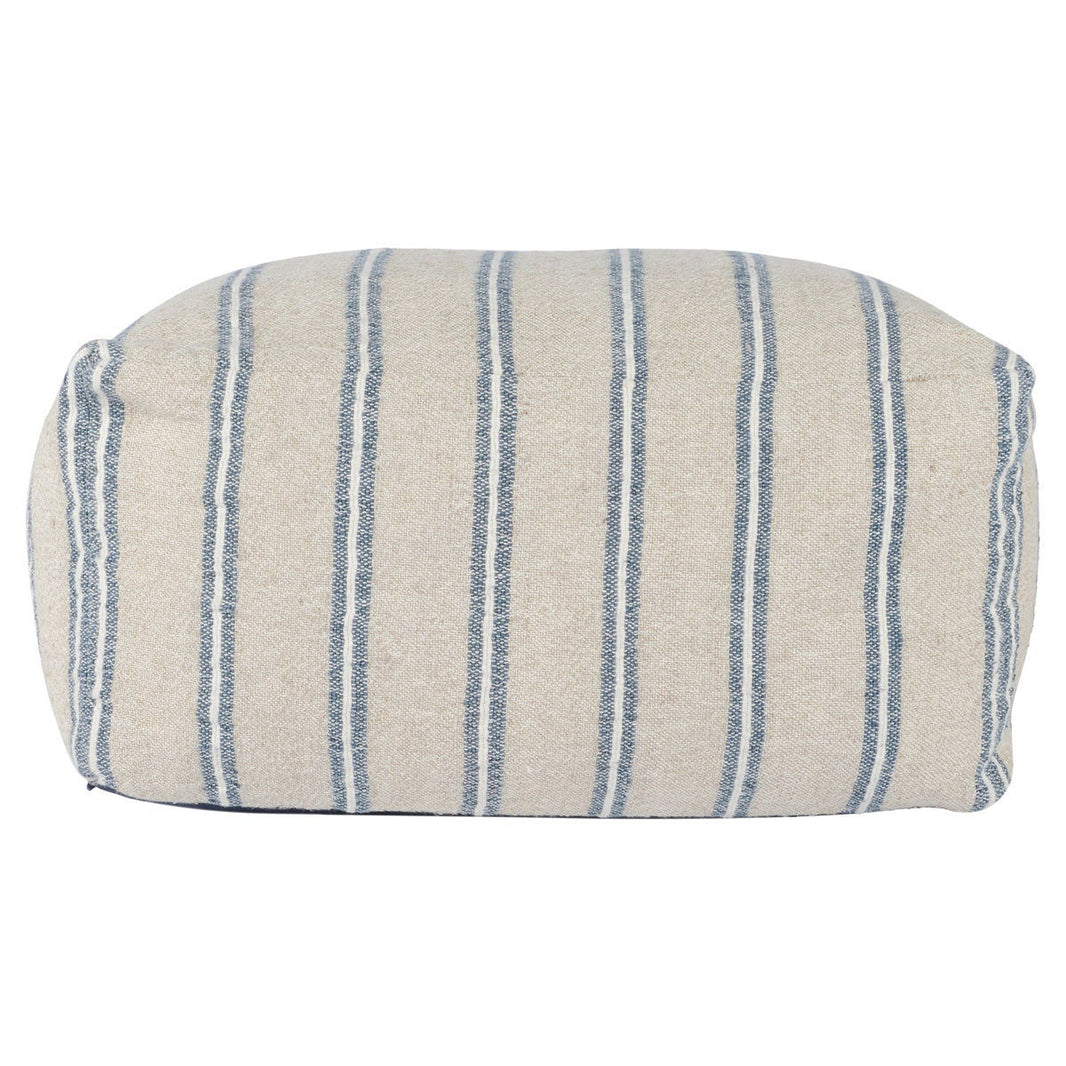Delgada - Pouf - Natural / Blue