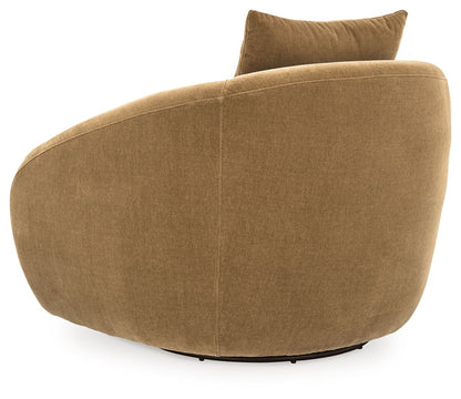 Yahya - Swivel Accent Chair, alternate view 15 with velvet upholstery