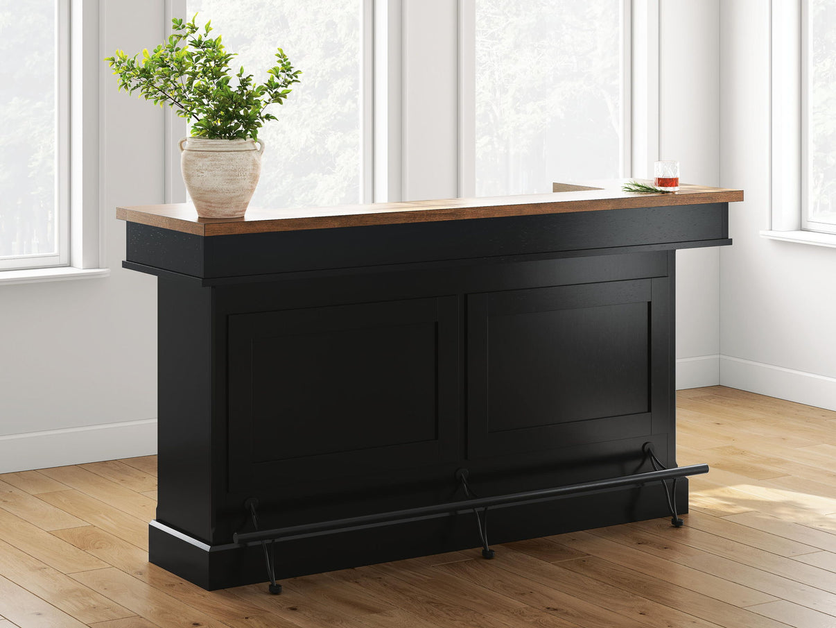 Wildenauer - Bar - Brown / Black, alternate view 9 with wood construction
