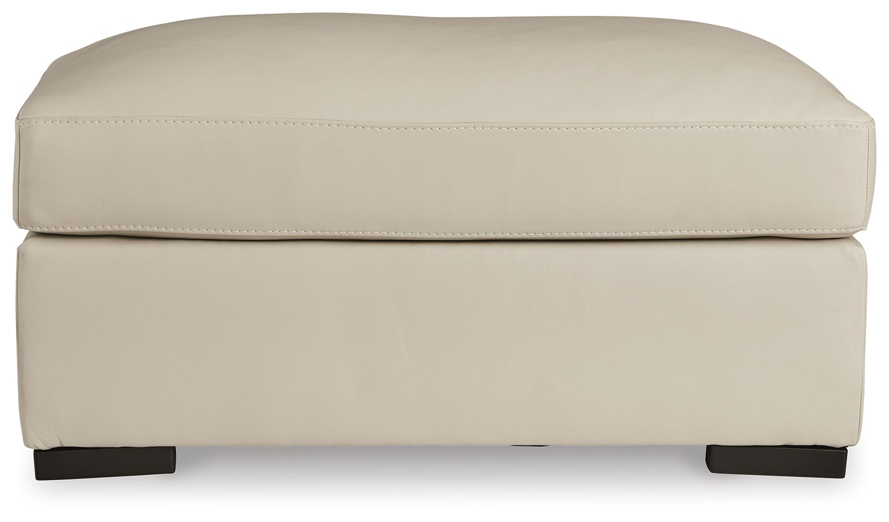 Treasure Trove - 2 Pc. - Chair And A Half, Ottoman - Almond, alternate view 7 with faux leather