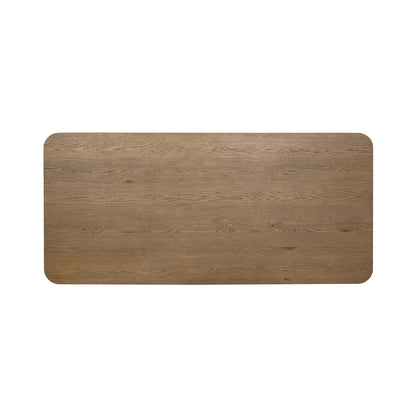 Vander - Oak Wood 84" Dining Table