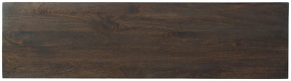 Elinmore - Accent Cabinet - Brown / Gold Finish