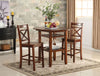 Tartys - Counter Height Table, product view with wood construction