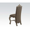 Versailles - Counter Height Chair, product view with leather upholstery