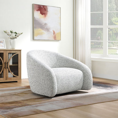 Zoey - Accent Chair With Swivel, alternate view 23 with wood construction