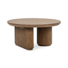 Vander - Solid Wood Round Coffee Table, alternate view 2