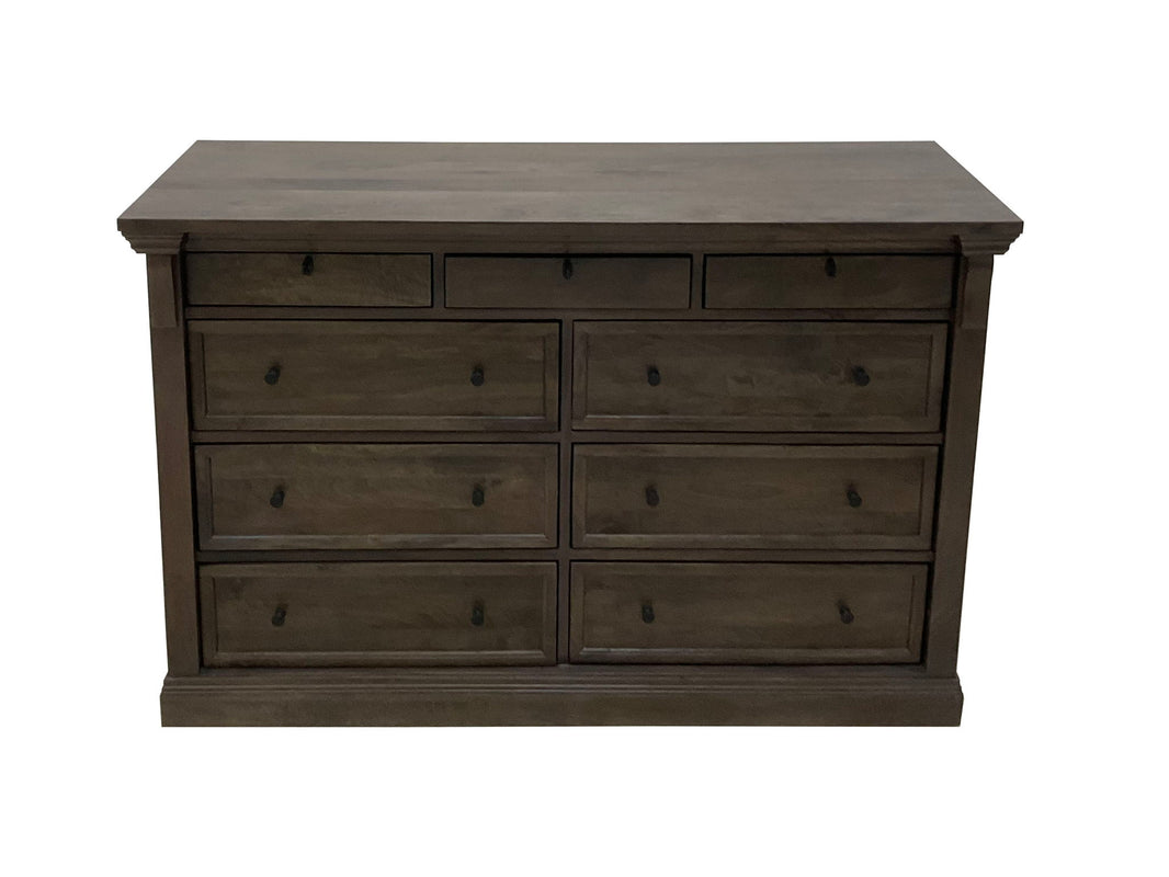 Adelaide - Wood 9 Drawer Dresser - Cocoa Brown, product view