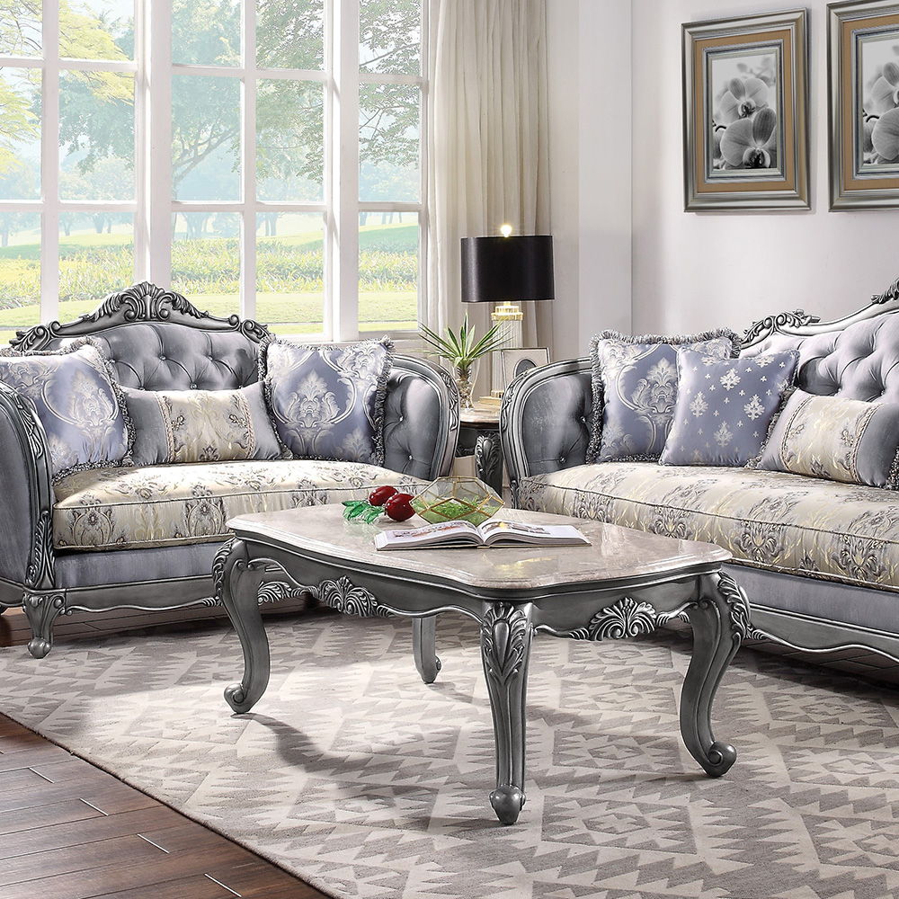 Ariadne - Table, product view with marble