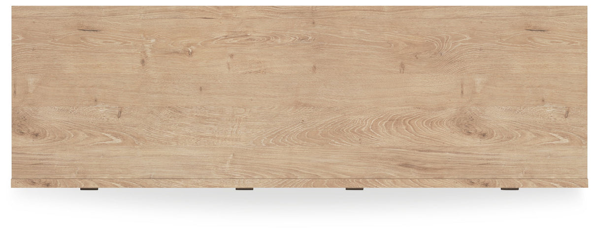 Cielden - Six Drawer Dresser - Two-Tone, alternate view 8 with linen fabric