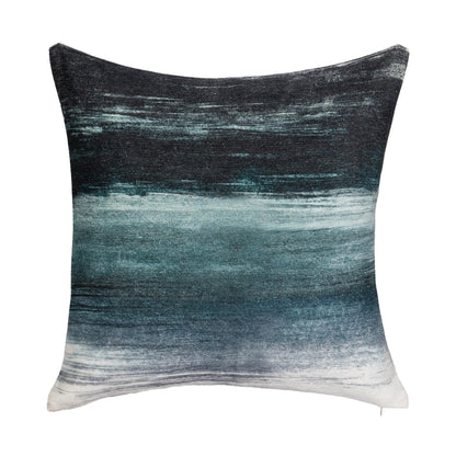 Vita - 22" x 22" Pillow - Blue Multi, product view with linen fabric