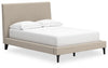Cielden - Upholstered Bed With Roll Slats, product view