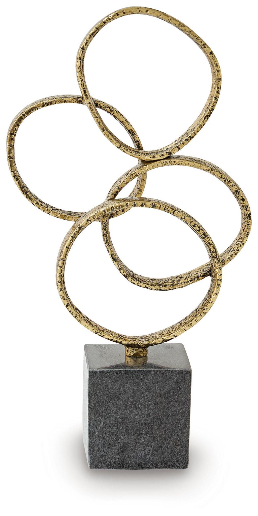 Wellcott Sculpture Gold Finish / Black