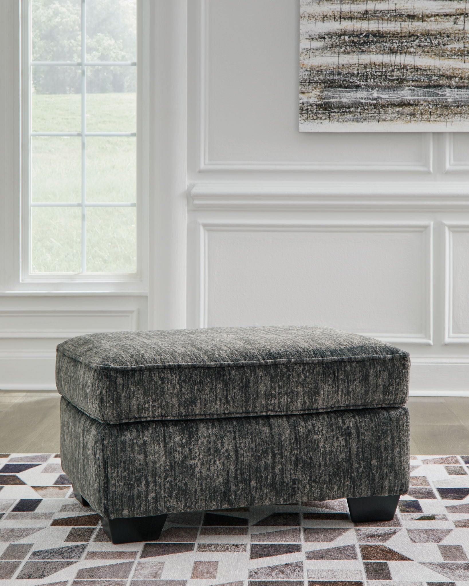 Lonoke - Chair And A Half, Ottoman, alternate view 5 with metal