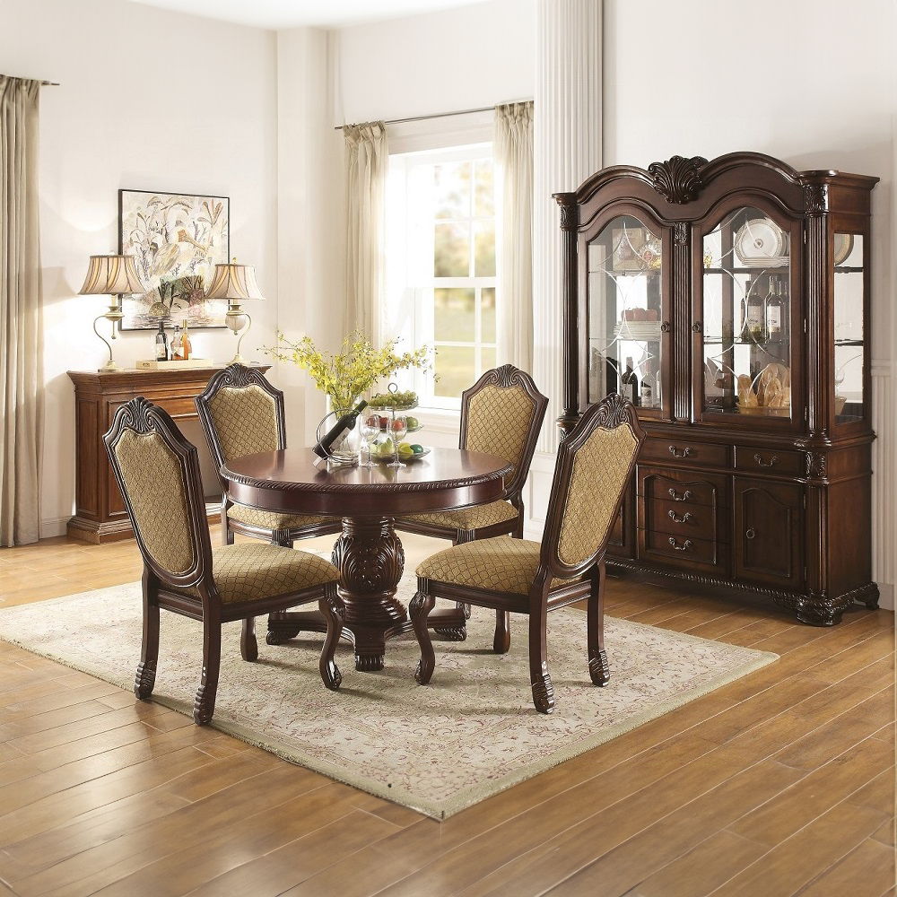 Chateau De Ville - Side Chair (Set of 2), alternate view 17 with leather upholstery