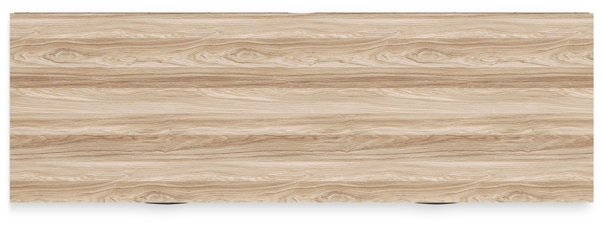 Battelle - Six Drawer Dresser - Tan, alternate view 8 with engineered wood