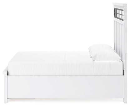 Ashbryn - Panel Storage Bed, alternate view 7 with metal