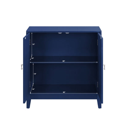 Einstein - Console Cabinet - Blue, alternate view 7 with wood construction