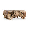 Cypress - 40" Square Coffee Table, product view with wood construction