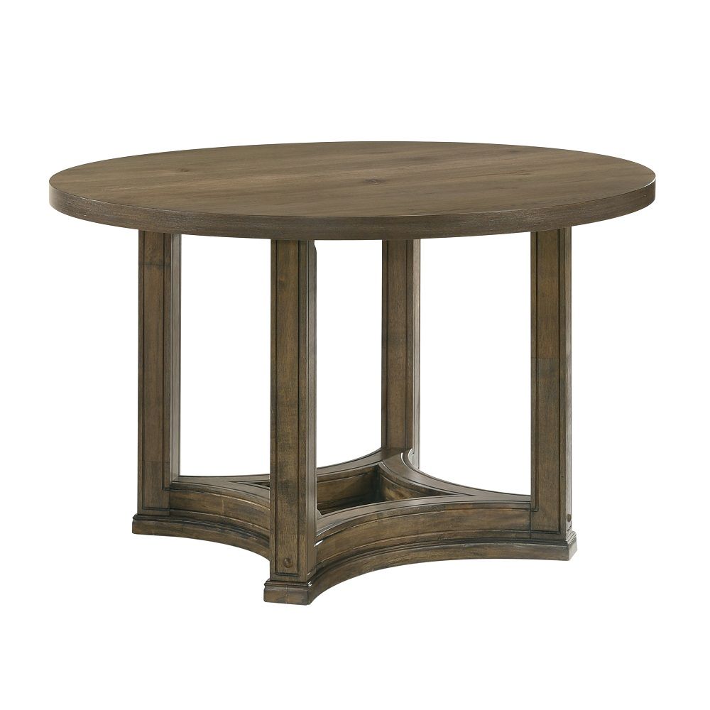 Parfield - Round Dining Table - Weathered Oak, alternate view 4