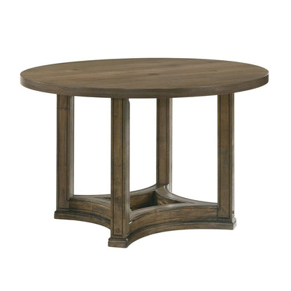 Parfield - Round Dining Table - Weathered Oak, alternate view 4