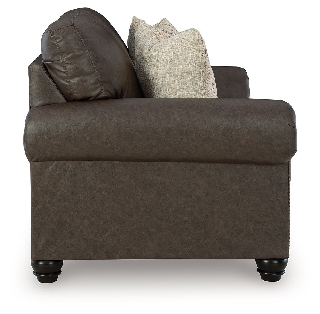 Roxmere - Living Room Set, alternate view 14 with faux leather