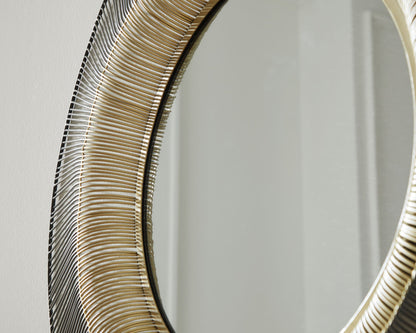 Dallmen - Accent Mirror - Black / Gold Finish - Signature Design by Ashley® - 5