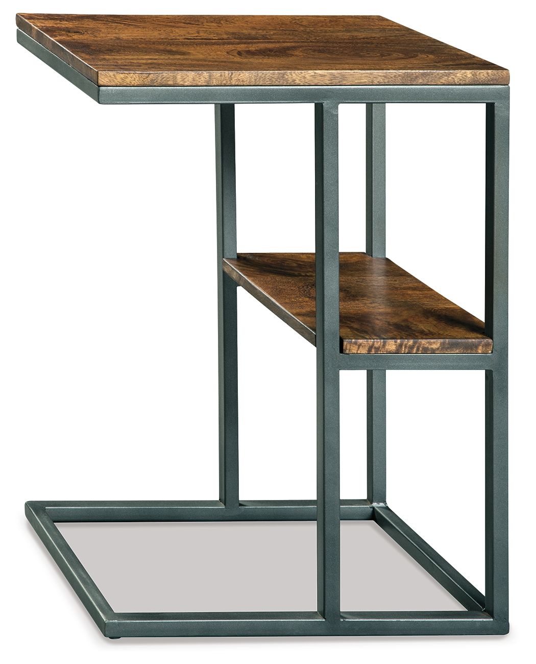 Forestmin - Accent Table - Natural / Black, product view with wood construction