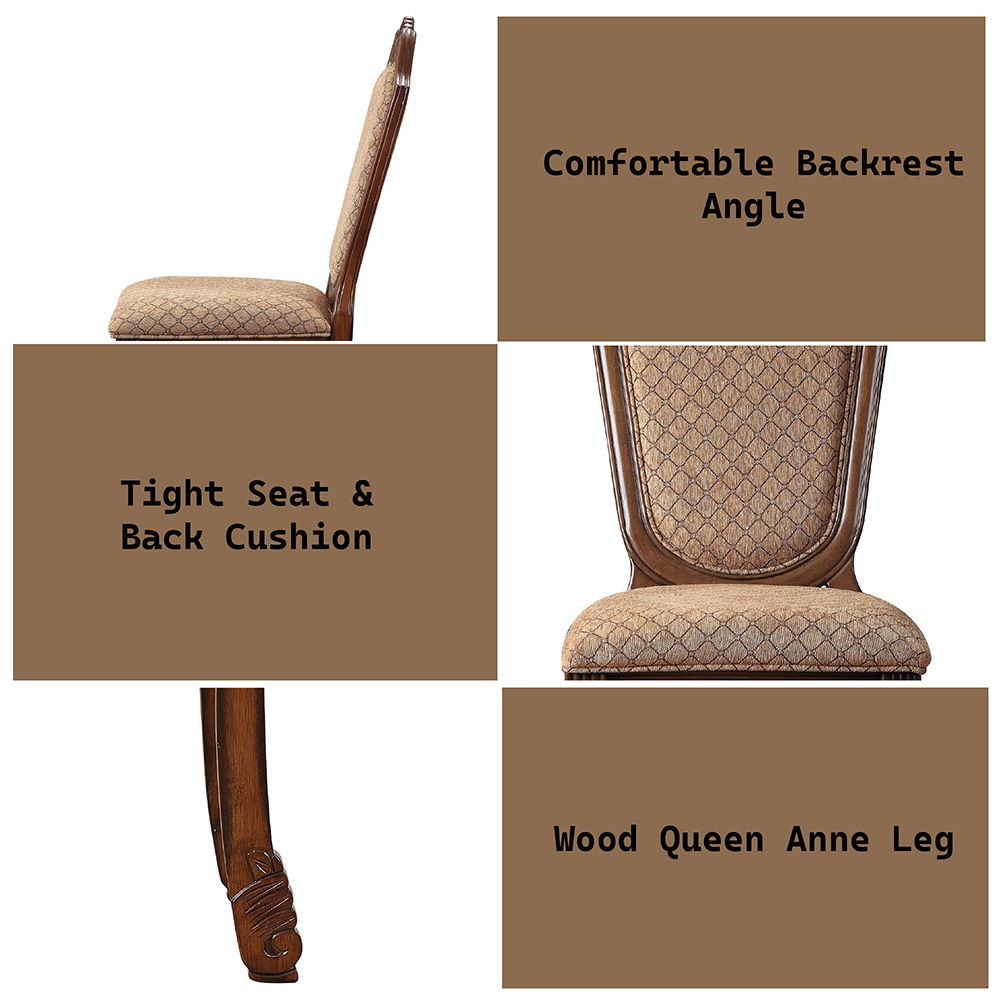 Chateau De Ville - Side Chair (Set of 2), alternate view 18 with leather upholstery
