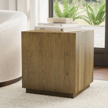 Layne - Square End Table, alternate view 13 with wood construction