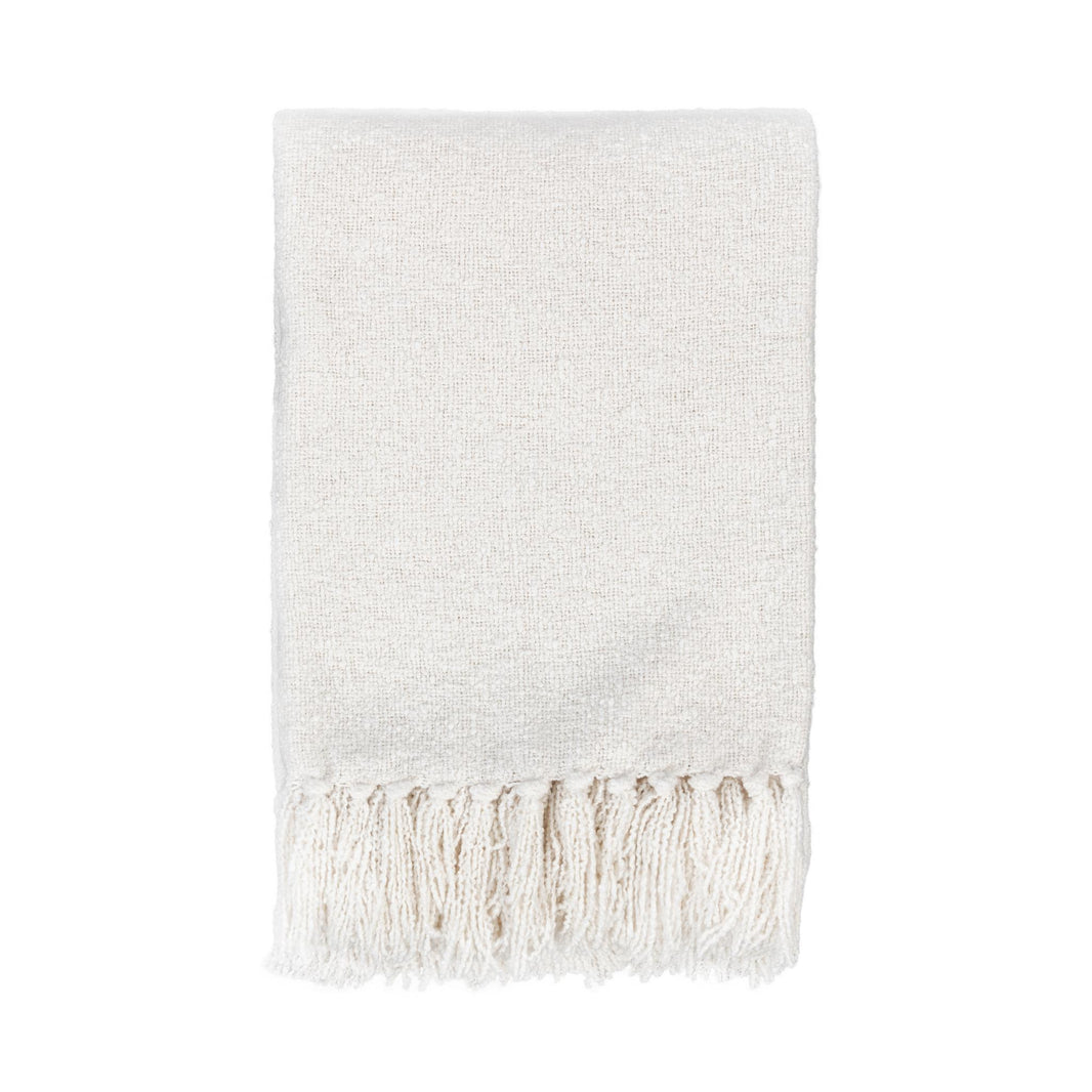 Aria - 50" x 70" Boucle Throw - Ivory