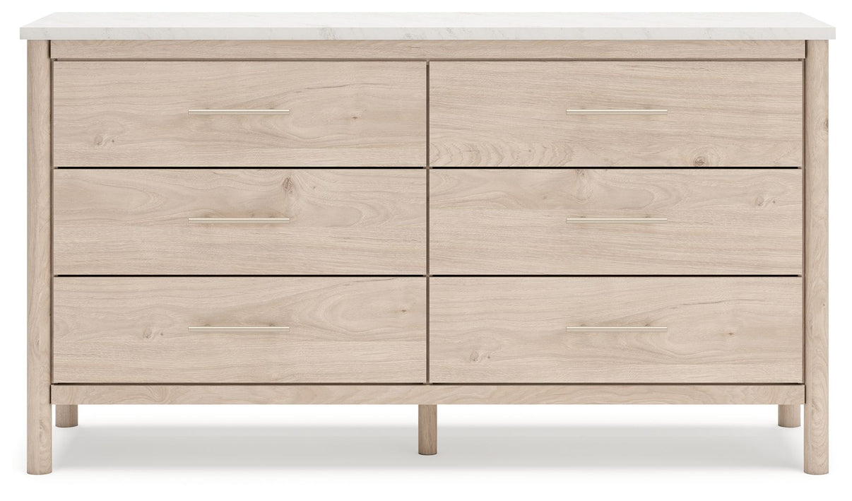 Cadmori - Six Drawer Dresser, alternate view 18 with marble