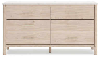 Cadmori - Six Drawer Dresser, alternate view 18 with marble