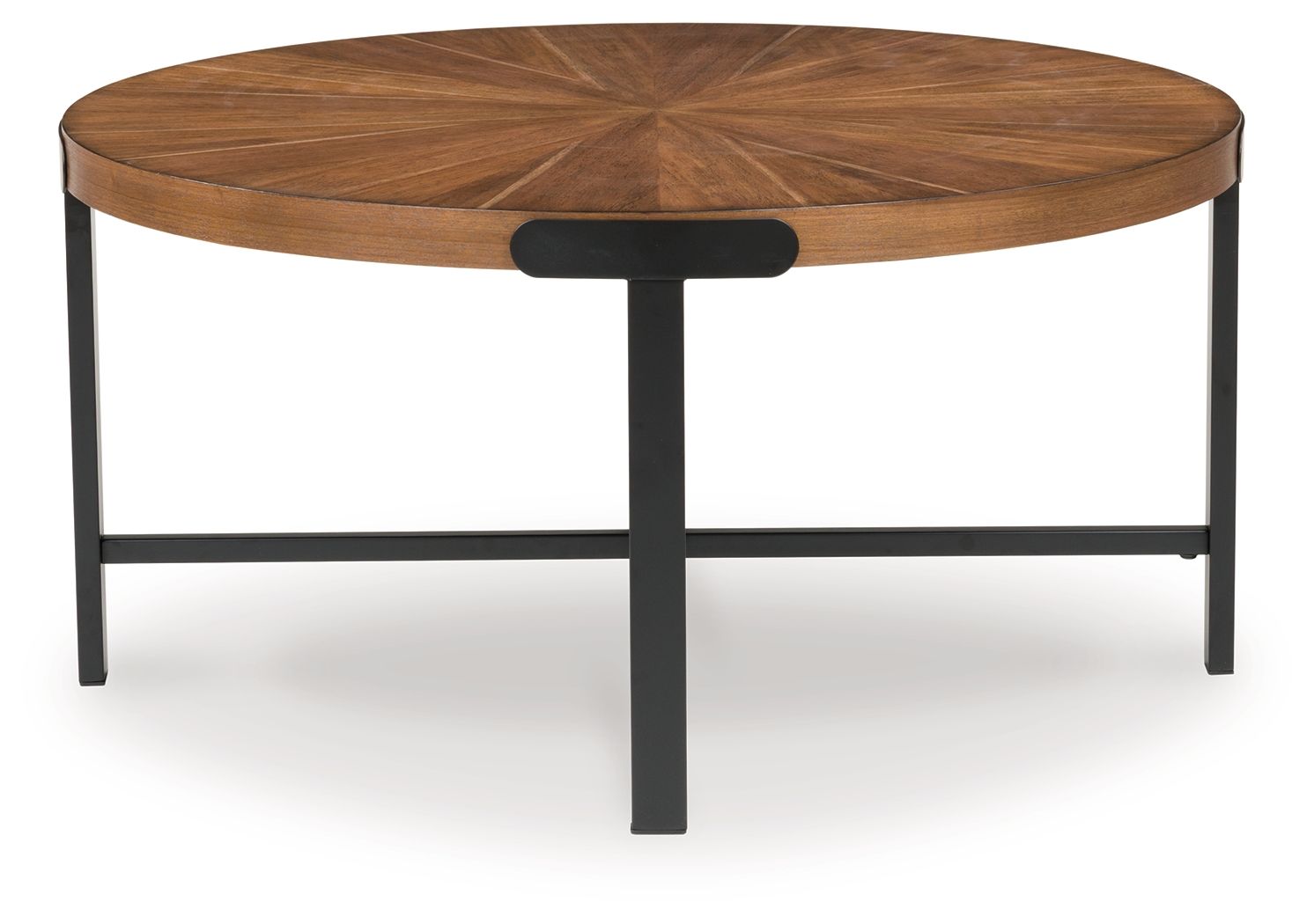 Crosstrail - Occasional Table Set (Set of 3) - Brown, alternate view 9 with wood construction