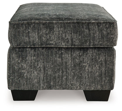 Lonoke - Chair And A Half, Ottoman, alternate view 6 with metal