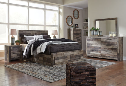Derekson - Panel Bed, alternate view 48 with wood construction
